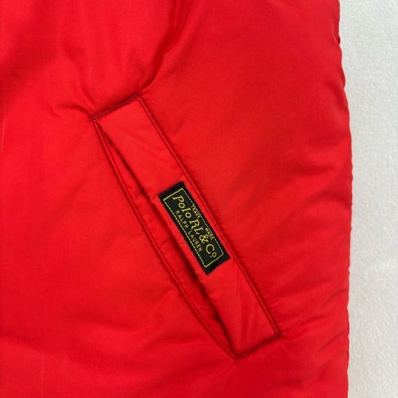 Polo Ralph Lauren Reversible Puffer Vest Boys Size 3/3T Red Black Embroidered - Picture 6 of 8
